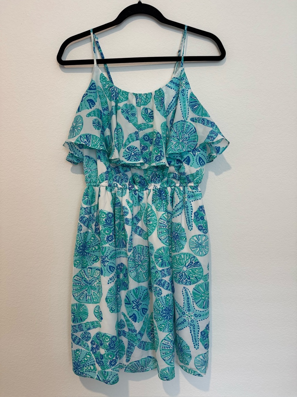 Lily Pulitzer X Target Blue Beachy Coastal Novelty Sleeveless Dress